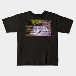 Ithaca NY Robert H. Treman State Park Pathways Kids T-Shirt